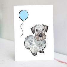 Cesky Terrier Birthday  Card |