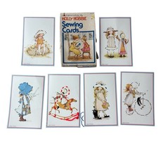 VTG 1972 Holly Hobbie Sewing Cards Activity Toy Kit Complete American Greetings
