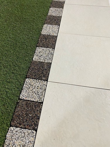 Garden edging border bricks - garden,