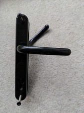 Black External Door Handles For uPVC Type Lock