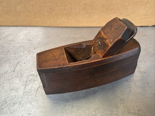 Antique coffin plane - coffin,
