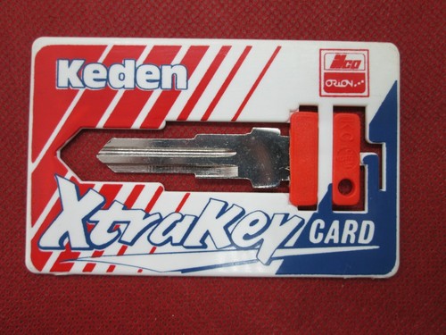 Key card credit - key, size