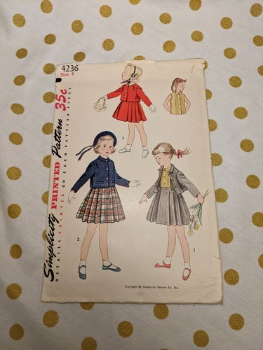 Vintage simplicity 4236 - vintage,