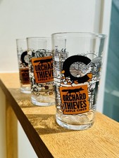 Set Of 3 Orchard Thieves 1pt Cider Glasses Black Cider Letters Brand
