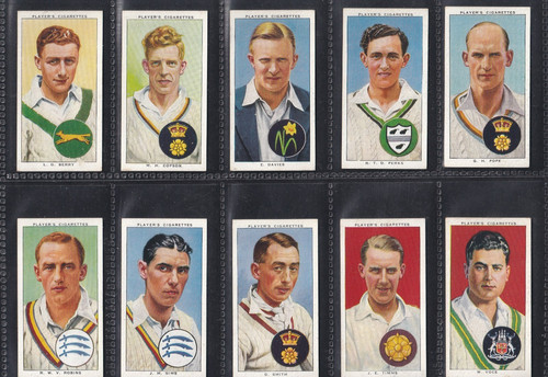 John player cricketers 1938 - player,