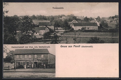 Postcard mendt westerwald - postcard, mendt/westerwald