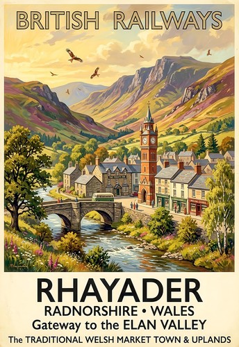 British travel poster print - travel,