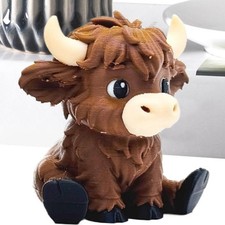 3D Printed Highland Cow