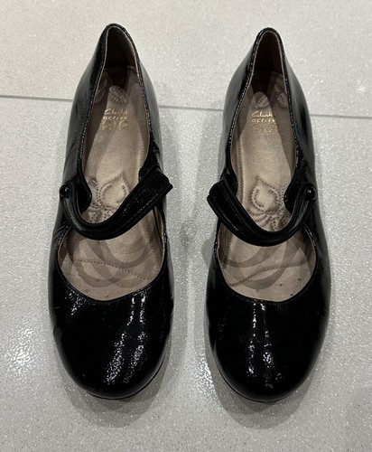 Clarks black patent - clarks,