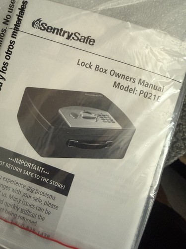 Sentry lockbox safe with - safe,