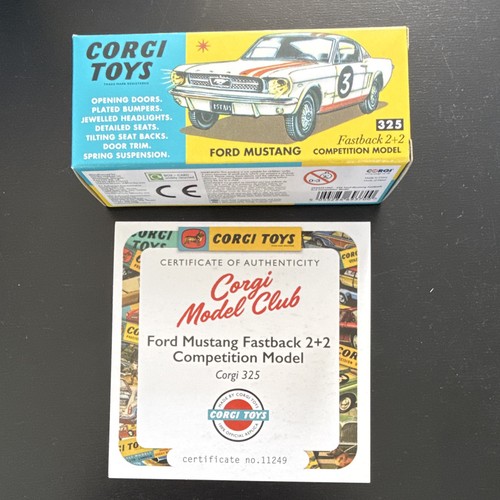 Corgi toys model club 325 - corgi,
