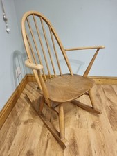 Ercol Rocking Chair Quaker Retro Vintage Mid Century Modern