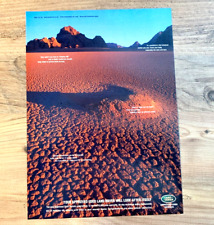 LAND ROVER " STUCK IN THE OUTBACK " - FRAMEABLE ORIGINAL CLASSIC CAR ADVERT