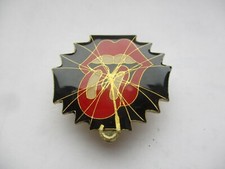 THE ROLLING STONES LIPS SIGN VINTAGE ENAMEL PIN BADGE RARE ROCK BLUES MUSIC BAND