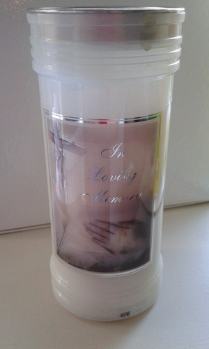 Bereavement candle loving - candle,