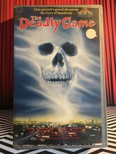THE DEADLY GAME (VHS) *RARE* Ex-Rental. BIG BOX. Horror. HAPPY HALLOWEEN!!!