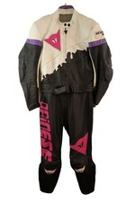 DAINESE Black Leather 2 Piece