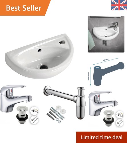 Stylish small cloakroom basin - small,