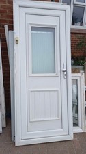 Upvc door 85.5/87 x 209 cm h with sill