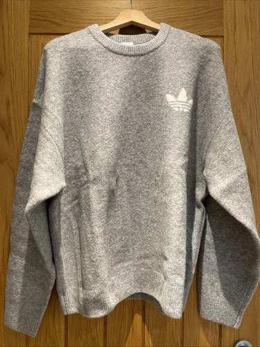 Adidas knitted grey oversized - knitted,