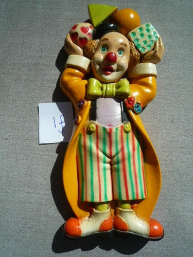 Vintage ceramic clown - vintage,