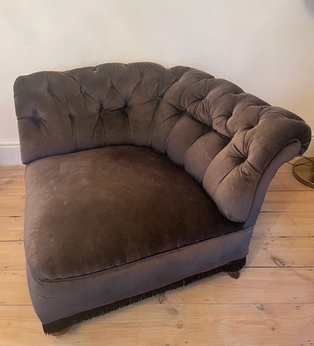 Vintage grey velvet - vintage,