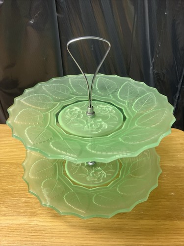 Vintage uranium glass two - vintage,