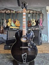 Hoyer Philadelphia Transparent Black circa.90’s-00’s Hollow Body Electric Guitar