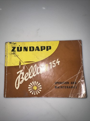 Zundapp bella r154 operation - r154,