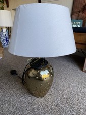 TK Maxx Gold Lamp Bedside Side Table