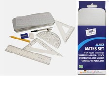 Piece maths set stencil - maths,