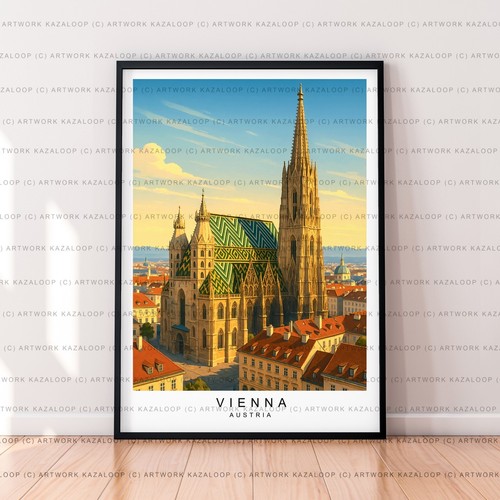 Vienna austria print unframed - austria,