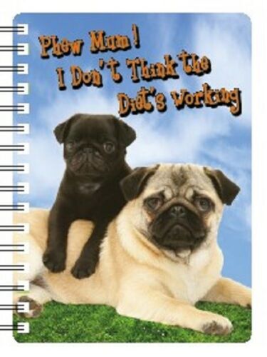 Pug notebooks five - notebooks,