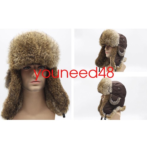 Real rabbit fur ushanka - real,