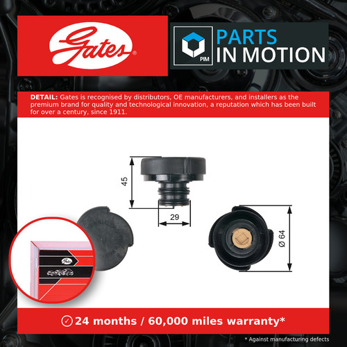 Radiator cap fits rover rj - radiator,