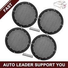 Universal Pack (1)6" Car Speaker Grills Cover Mesh Round Audio Speaker Protector