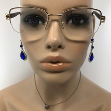 Specsavers Marseille Glasses Frames Gold Half Rim Ladies Eyeglasses Frame Only