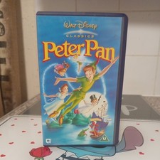 Peter Pan (VHS, 1993) Video Cassette Tape Vintage Walt Disney Classic Movie VGC 