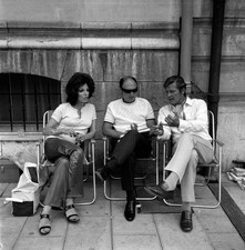 The Persuaders! Unsigned 8" x 8" photo - Roger Moore and Joan Collins #D