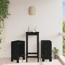 WALPLUS Bar Stools 2 pcs Black