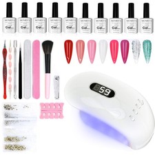 Gel Nail Polish Set With UV