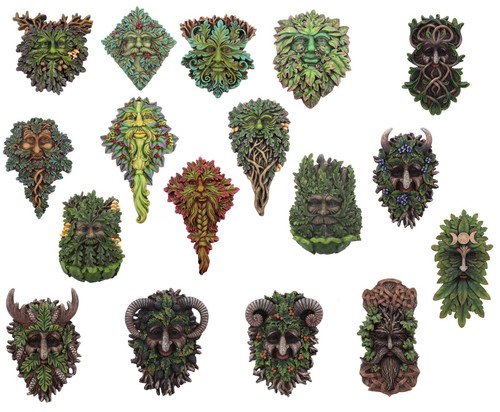 Green man wall - wall,
