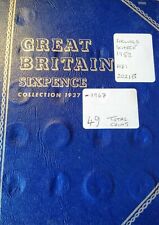 GB Sixpence Whitman Folder