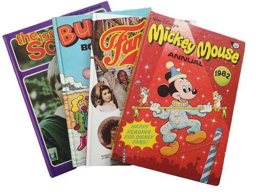 1980s annuals job lot mickey - annuals,