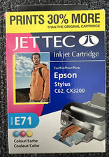 Jettec Colour Ink Cartridge Epson Stylus C62 - CX3200