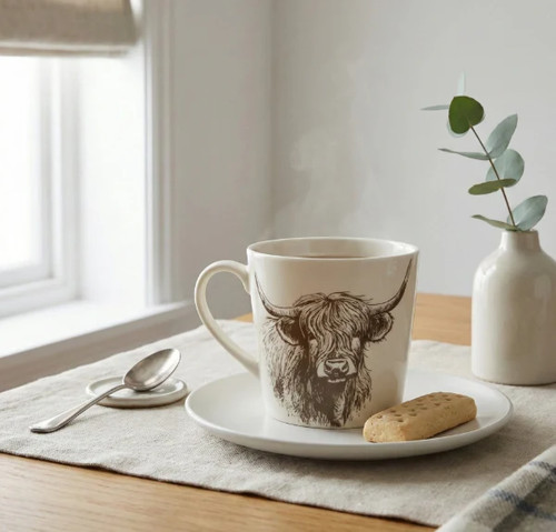 Highland cow mug - cow,