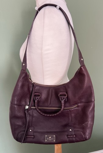 Radley wine leather grab - leather,