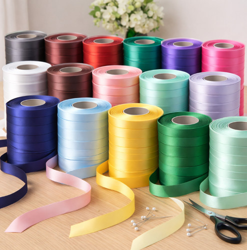 Metres double sided - double, satin
