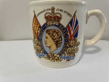 Queen Elizabeth II Official Release Coronation Mug 2nd June 1953
