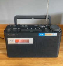 Panasonic RF-D5 DAB/FM Radio with LCD Display, Sleep Timer,  Alarm & 10 Presets
